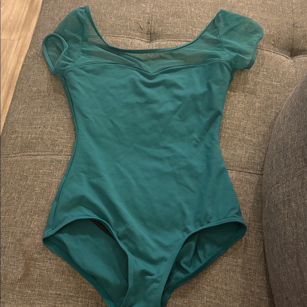 Capezio Teal Dance Bodysuit